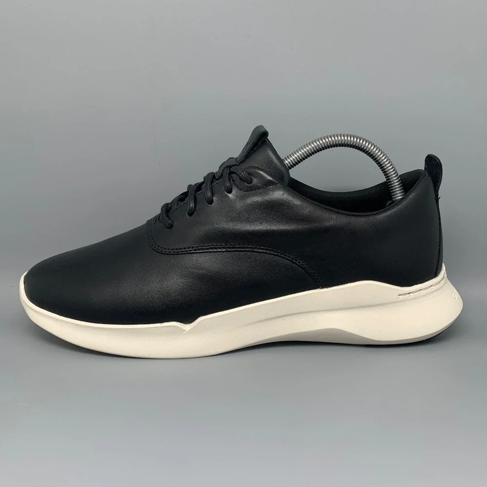 Cole Haan Runox Crosscourt Black Leather Shoes‎ C40269 Men's Sz 9